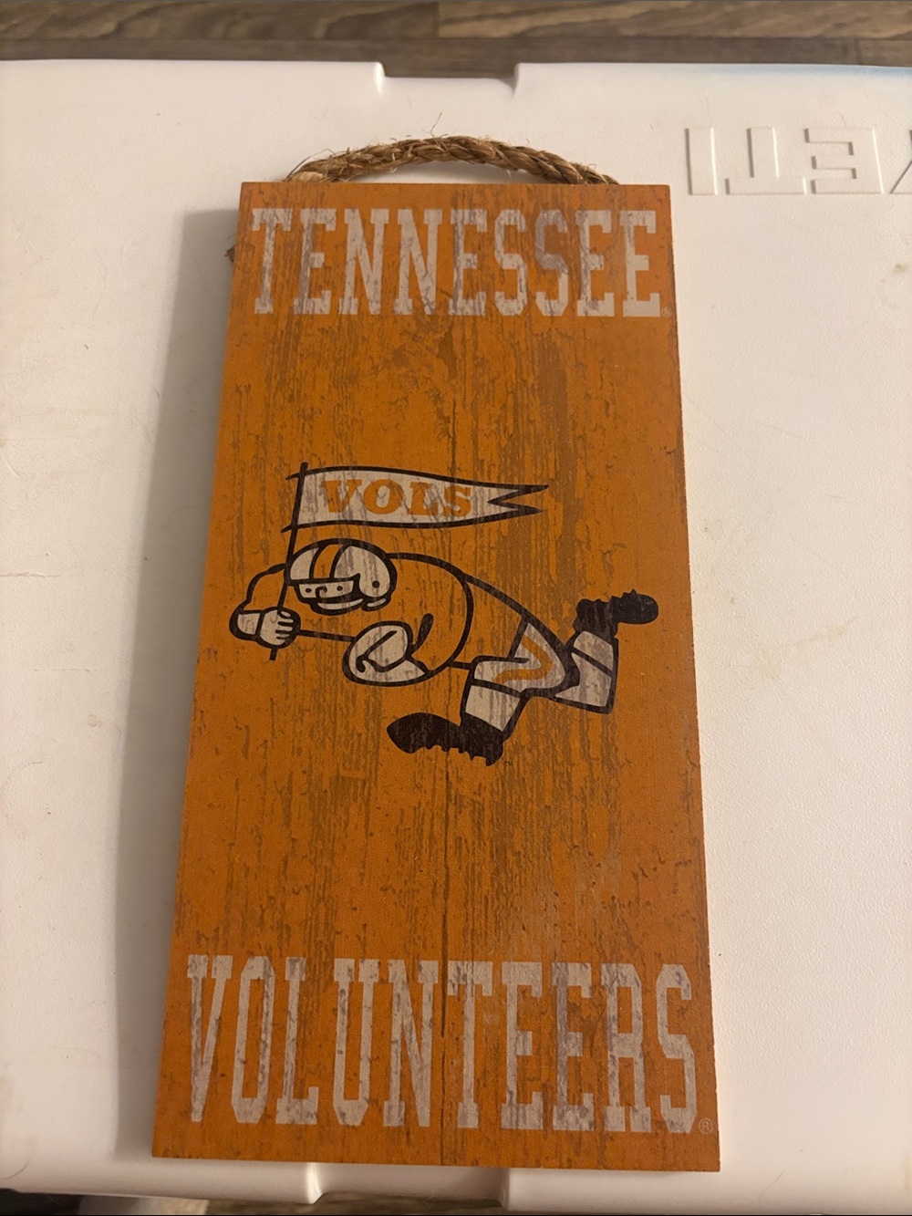 Tennessee Volunteers Vintage-Style Wood Wall Sign - Orange